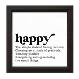 Happy | Wood Sign