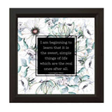 I Am Beginning To Learn | Wood Sign