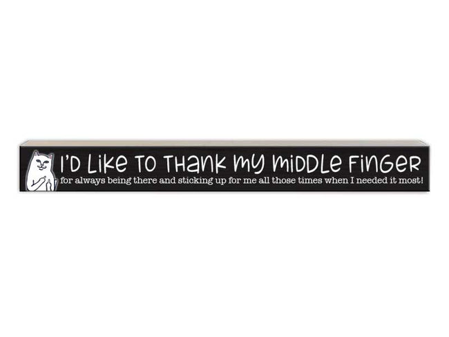 I'd Like To Thank