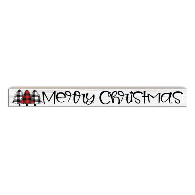 Merry Christmas | 'Skinny' Wood Sign
