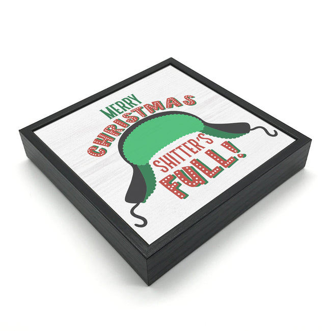 Merry Christmas Shitters Full | 'Chunky' Wood Sign