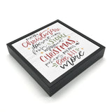 Maybe Christmas | 'Chunky' Wood Sign