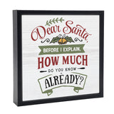 Dear Santa | 'Chunky' Wood Sign