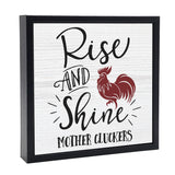 Rise & Shine | 'Chunky' Wood Sign