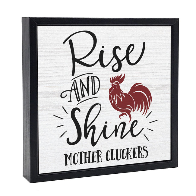 Rise & Shine | 'Chunky' Wood Sign