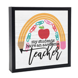 My Students | 'Chunky' Wood Sign