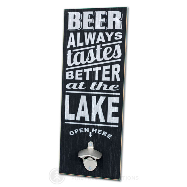 Beer Tastes Better At The Lake