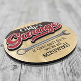 Gido's Garage | Wood Sign