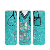 Coffee Scrubs & Rubber Gloves | Skinny Tumbler