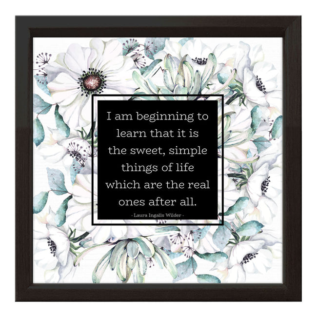 I Am Beginning To Learn | Wood Sign