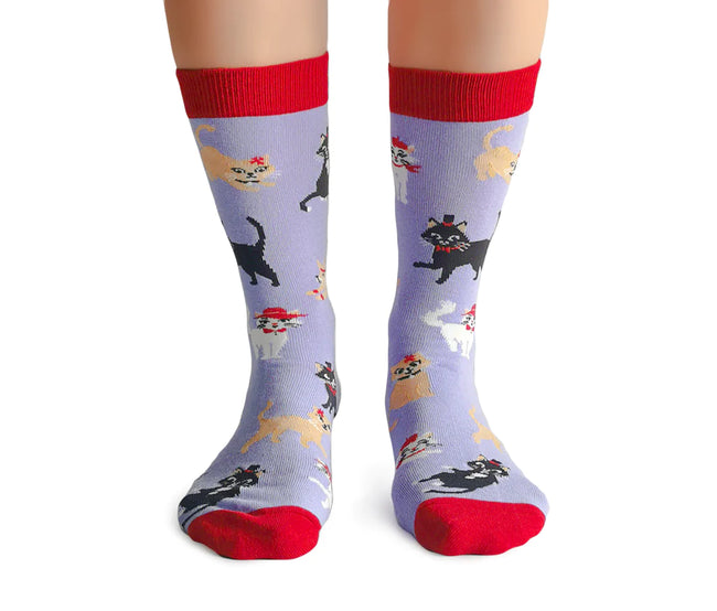 Cats in Hat | Womans Socks