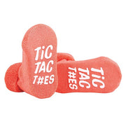 Baby Sock - Tic Tac Toes - Orange