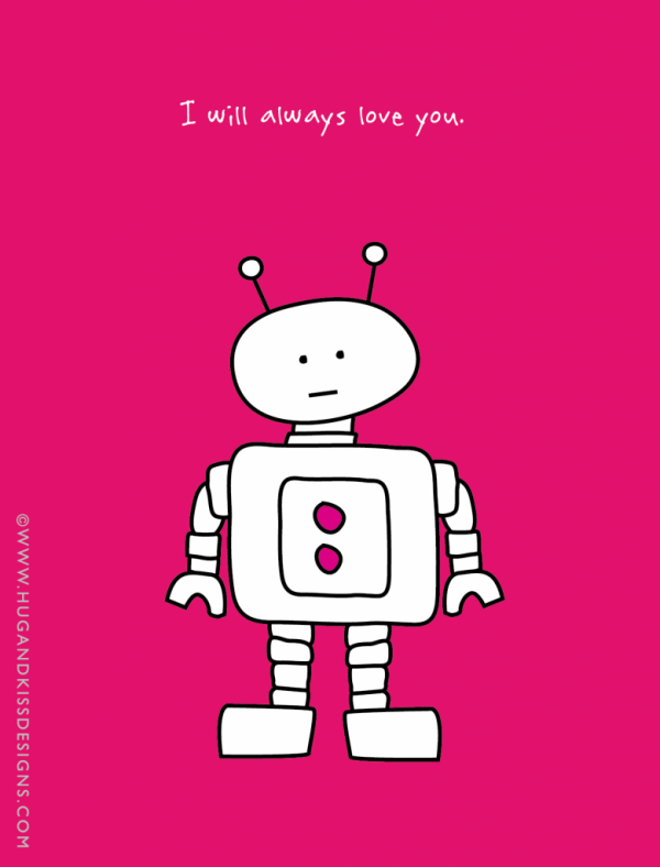 I will always love you | Hug & Kiss Card
