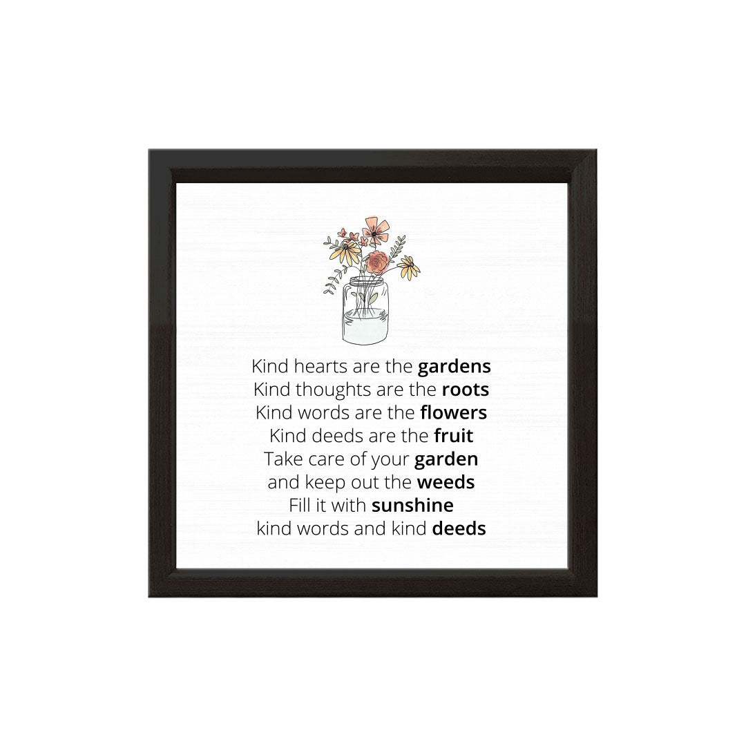 Kind Hearts | Wood Sign