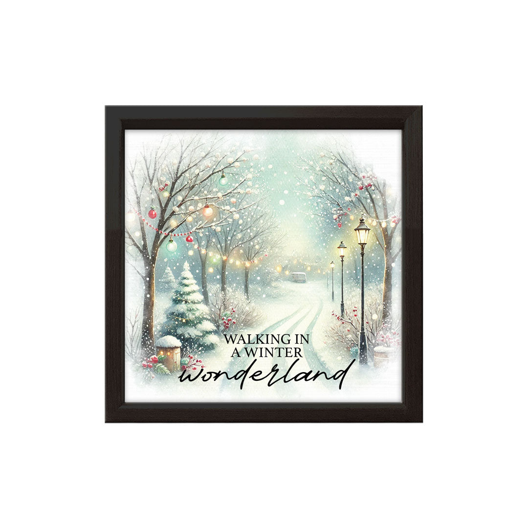 Walking In A Winter Wonderland | Wood Sign