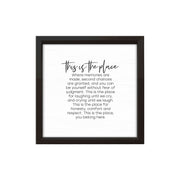 This Is The Place | Wood Sign