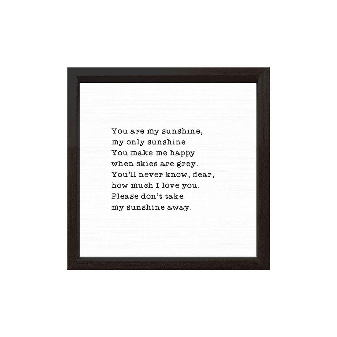 You Are My Sunshine | Wood Sign