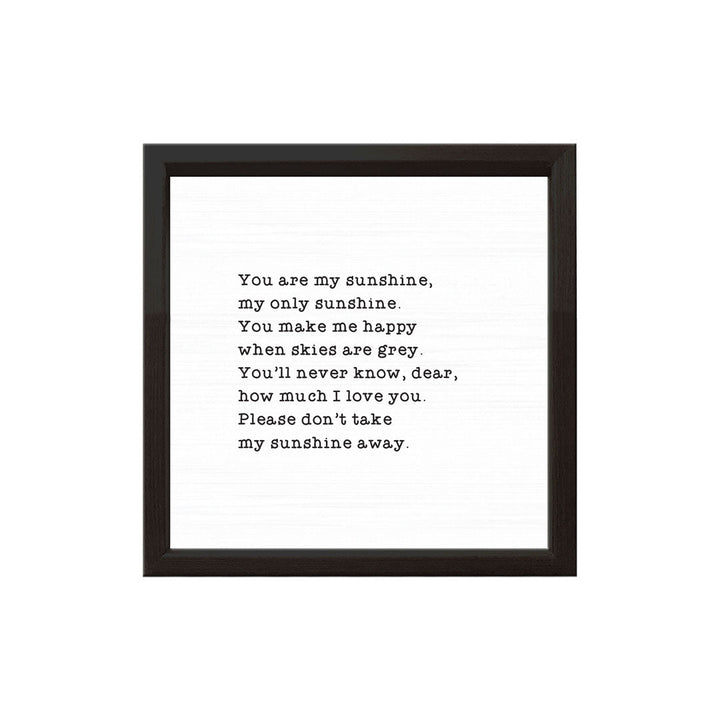 You Are My Sunshine | Wood Sign