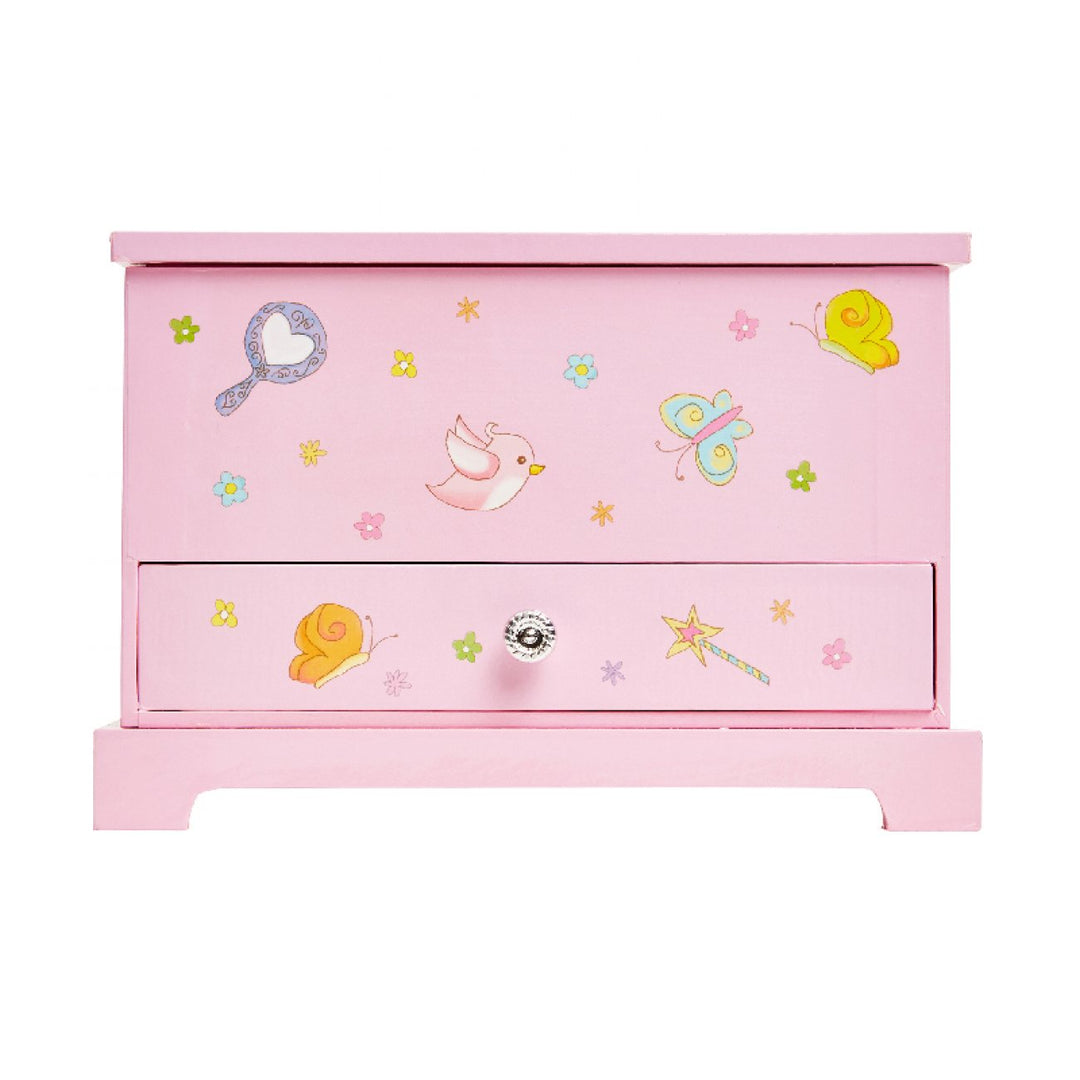 Mele &amp; Co Kerri girls musical jewelry box, castle and fairy design