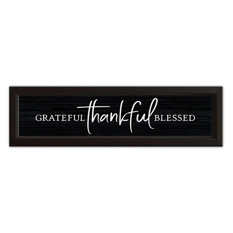 Grateful Thankful Blessed