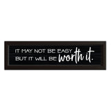 It May Not Be Easy