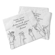 Cocktails Closer | Beverage Napkins