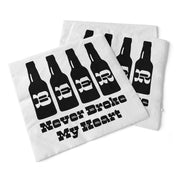 Beer Never Broke My Heart | Beverage Napkins