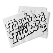 Fresh Out Of Fucks | Beverage Napkins