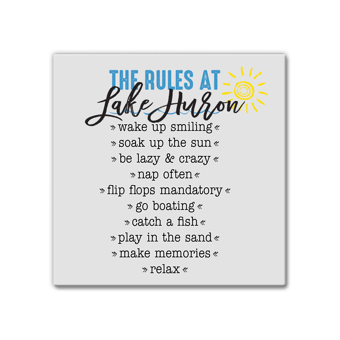 Lake Rules (Custom) | Magnet