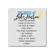 Lake Rules (Custom) | Magnet