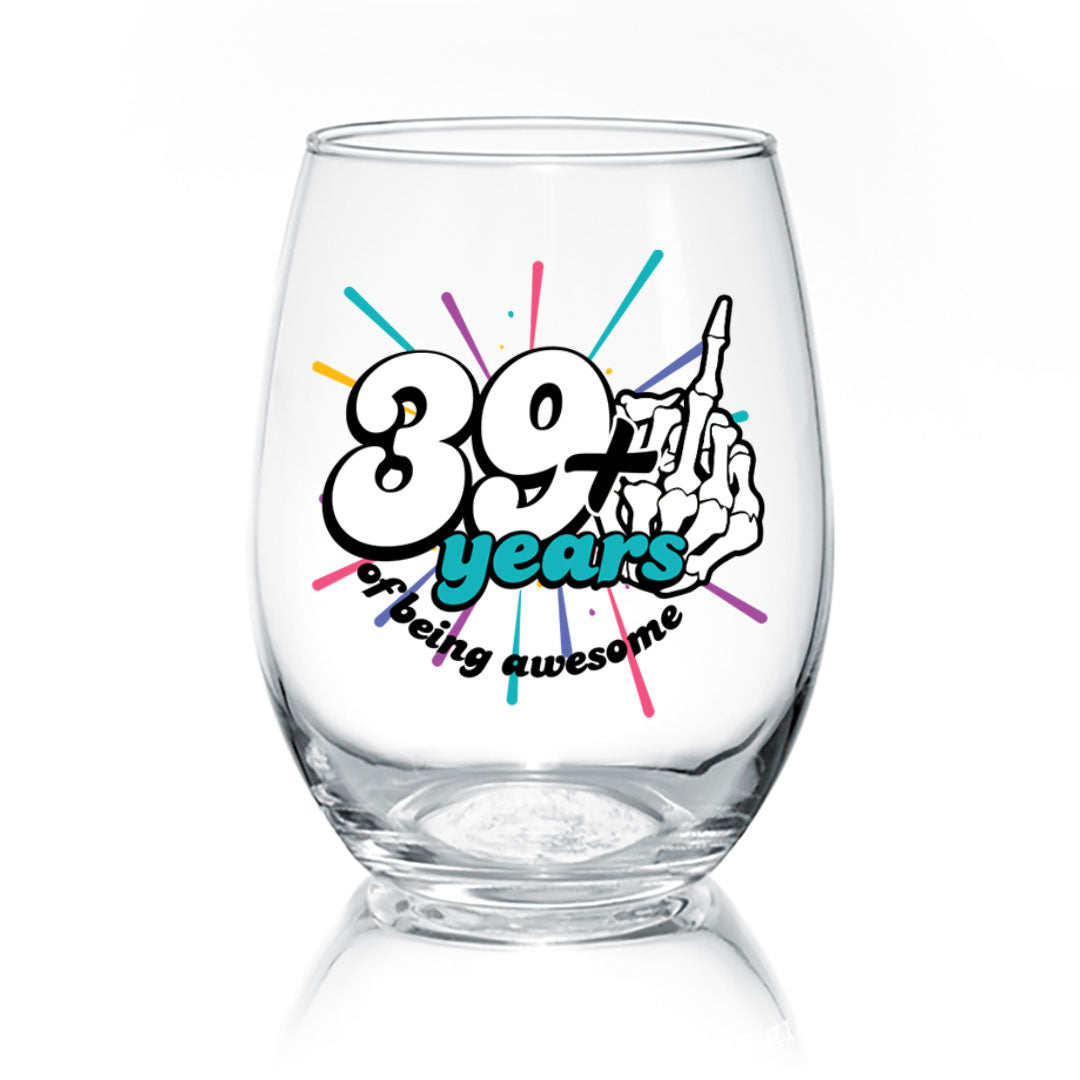 40th Birthday | Wine Glass