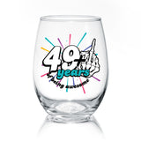 50th Birthday | Wine Glass