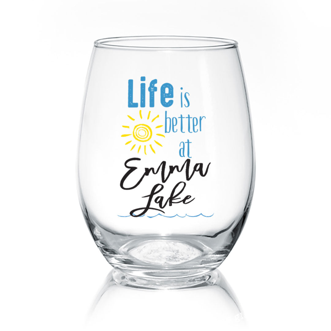 Life Is Better At (1) | Wine Glass