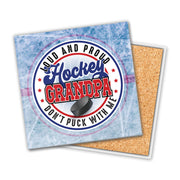 Hockey Grandpa | Coaster