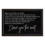 I Love you the Most