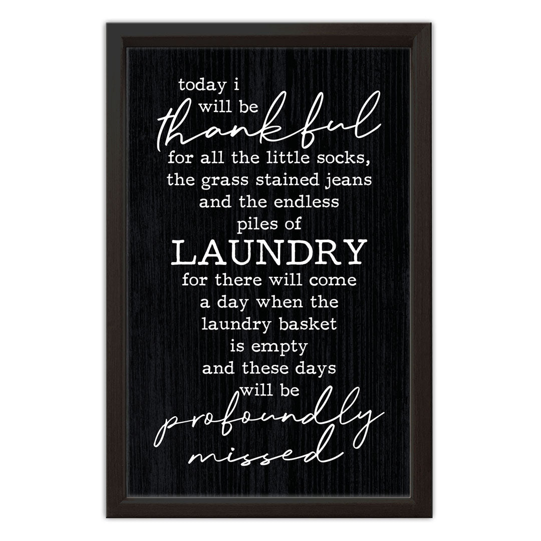 Thankful Laundry | Wood Sign