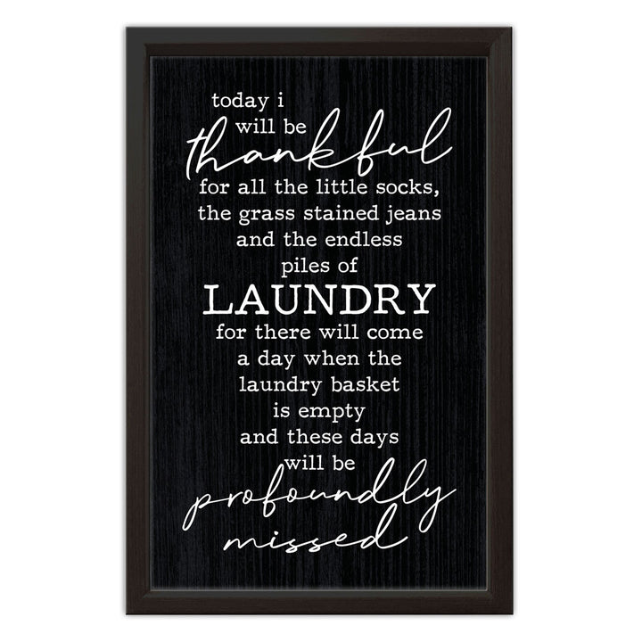 Thankful Laundry | Wood Sign