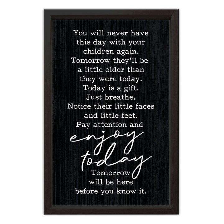 Enjoy Today | Wood Sign