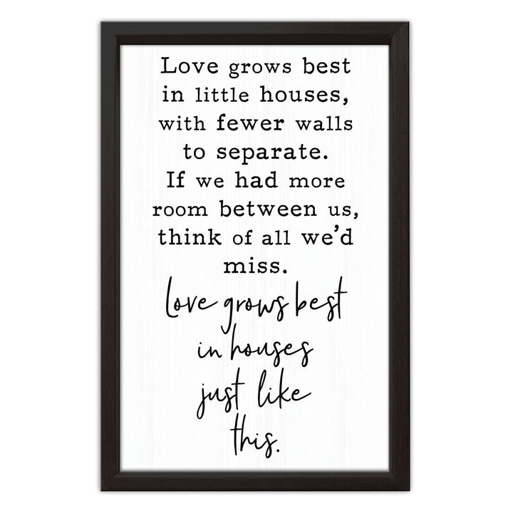Love Grows Best | Wood Sign