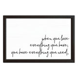 When You Love