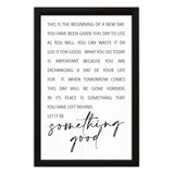 Something Good | Wood Sign