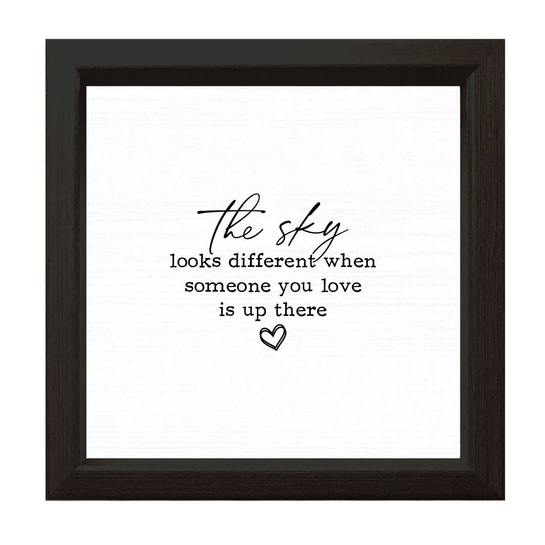The Sky Looks Different | Wood Sign