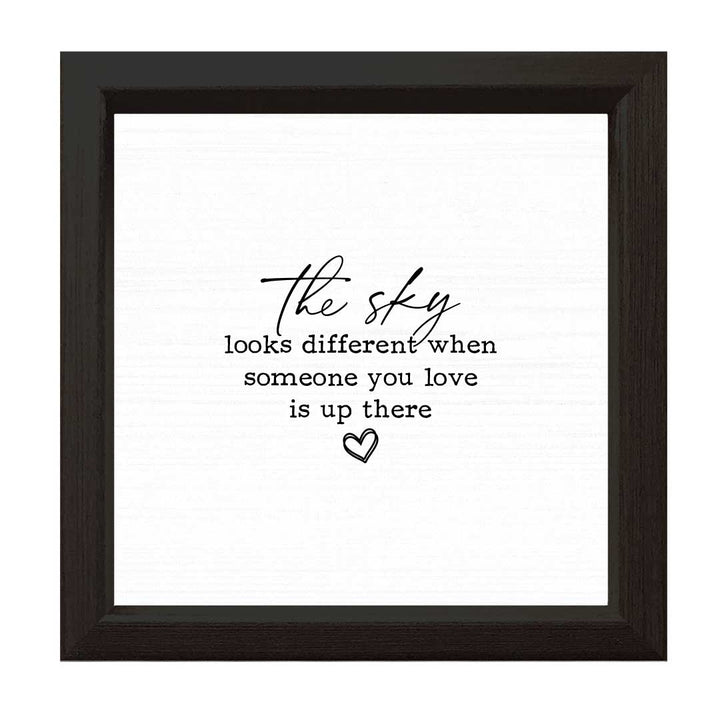 The Sky Looks Different | Wood Sign