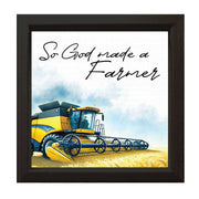 So God Made A Farmer - NH | Wood Sign