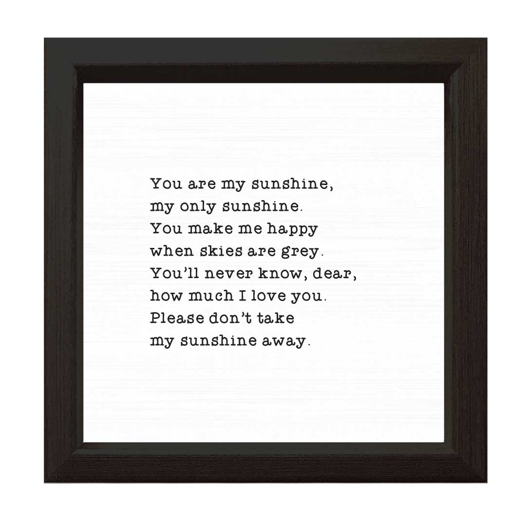 You Are My Sunshine | Wood Sign