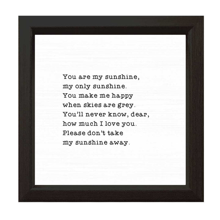 You Are My Sunshine | Wood Sign