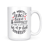 I'm Mostly Peace, Love | Mug