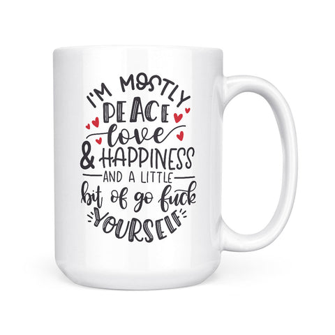 I'm Mostly Peace, Love | Mug
