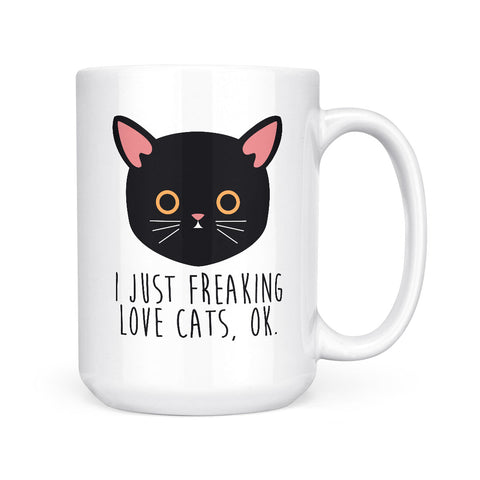 I Freaking Like Cats | Mug
