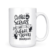 Coffee Scrubs & Rubber Gloves | Mug